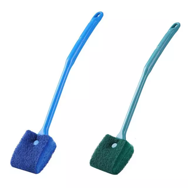 Double-sided Fish Tank Sponge Cleaner Long Handle 15.6 In Aquarium Accessories 2