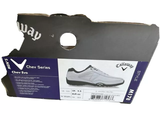 CALLAWAY Herren Chev Ace Aero Golf Schuhe weiss  Größe 44 mit Karton -55%