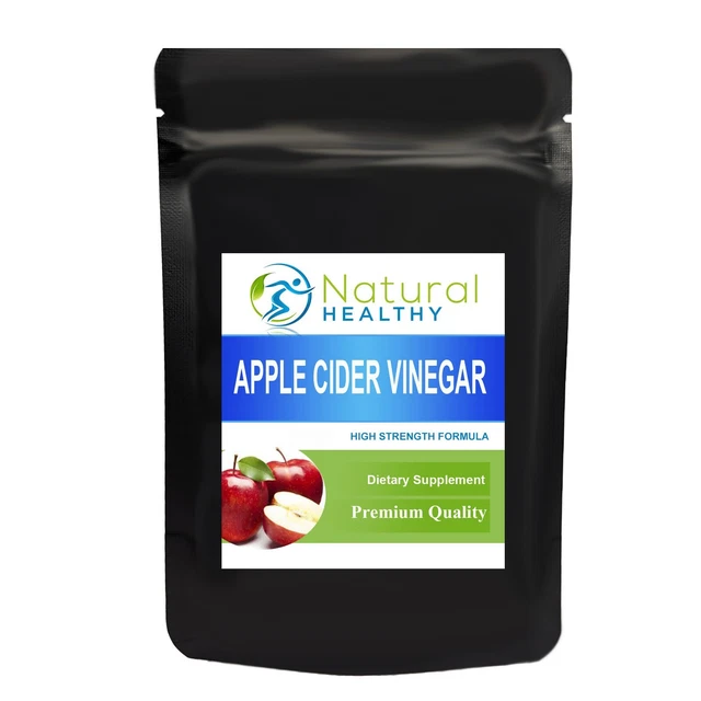 APPLE CIDER VINEGAR (1,000 Capsules) No Fillers High Strength Suitable