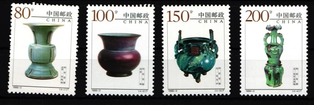 China Volksrepublik 3002-3005 postfrisch Jun-Keramiken #HX669