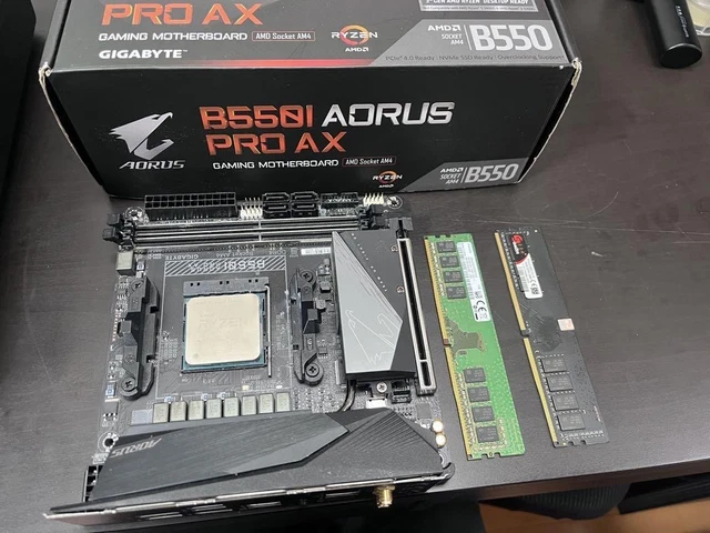 B550 AORUS ELITE + Ryzen 5 5600X (ジャンク？) B550 AORUS ELITE +