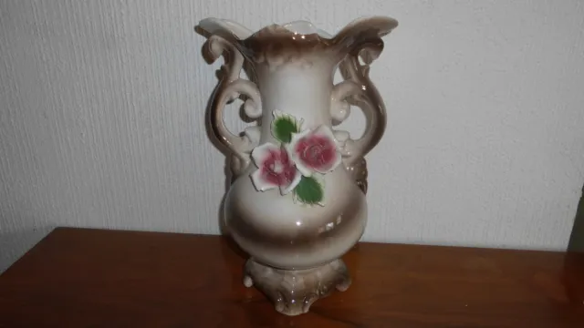 Capodimonte Blumenvase  Henkelvase Vase Vasen Blumenvasen H 32,5 cm Italy