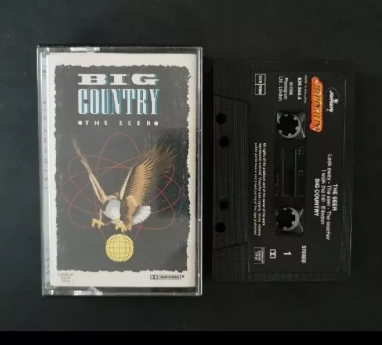 Big Country " The Seer" Cassette Audio K7 Audiotape