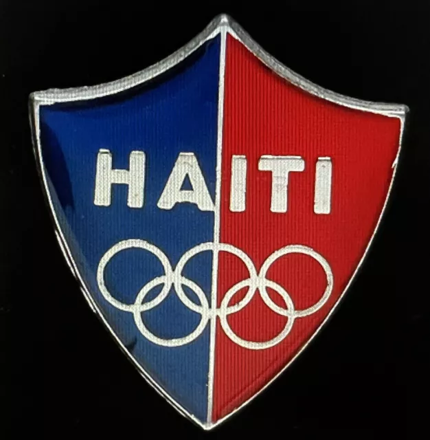 OLYMPIC PIN PINS BADGE 2024 Paris Haiti Noc 7.95 PicClick