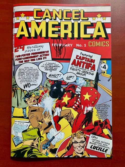 Cerebus: Cancel America #1 Cover A #101 Of 1586 ~ Nm+ (9.6) Signed By Dave Sim!