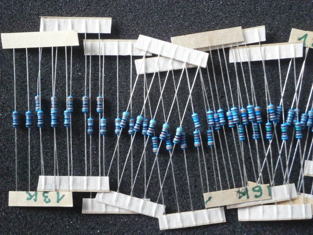 Lot De 5 Résistances 1,8 MΩ (Mega Ohms) - 1/4 W, Film Métallique 1% - Réf. R0255