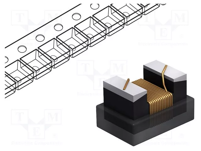 Drossel: Draht 0805 0,68uH 0,55Ω SMD ftest: 7,9MHz 400mA  10% 0805F-R68K-08 Ve