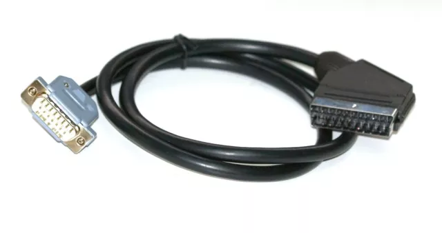 Apple Iigs A RGB Scart Monitor / TV Video Cable / Cable, DB15 Macho Enchufe