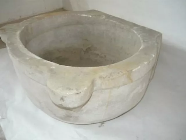 Antica Acquasantiera lavandino in marmo CHIESA '700