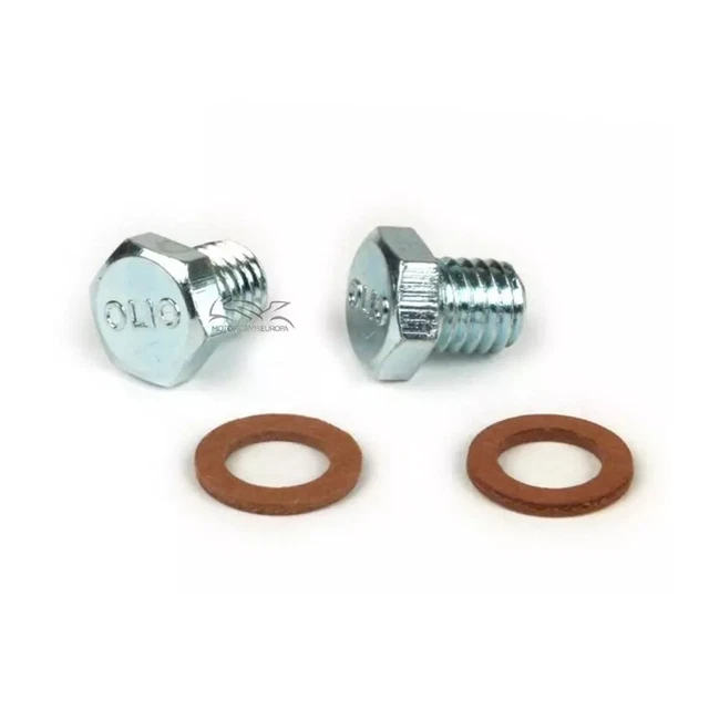 Kit Viti E Guarnizioni Carico/Scarico Olio Per Vespa 50/125, Primavera, ET3, PK, Ape 50 - Ricambio Originale - Foto 2