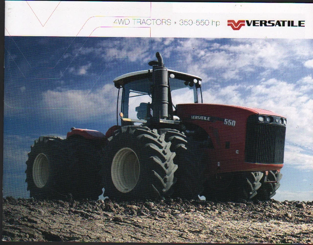 VERSATILE 350 - 550hp Articulated Tractor Brochure Leaflet £7.50 ...