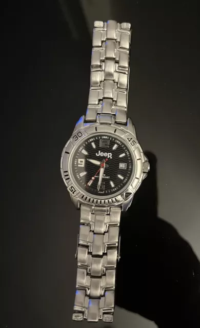 Reloj jeep stainless steel back sales