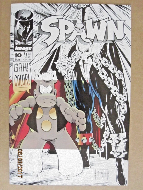 1993 Image Comics Spawn #10 Todd Mcfarlane Cover Cerebus Appearance