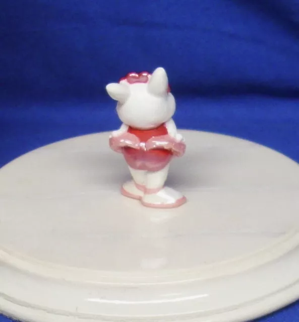 Hallmark Valentine's Day Merry Miniature Bunny 1989 Rabbit Ballerina Pink Tutu 3