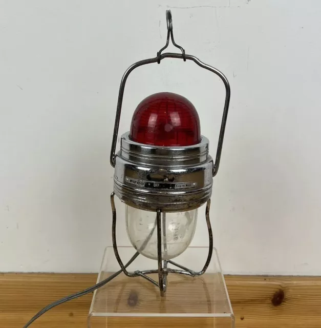 Vintage Pifco Inspection Light Lamp Automobilia Classic Car Lantern Flashing 60s