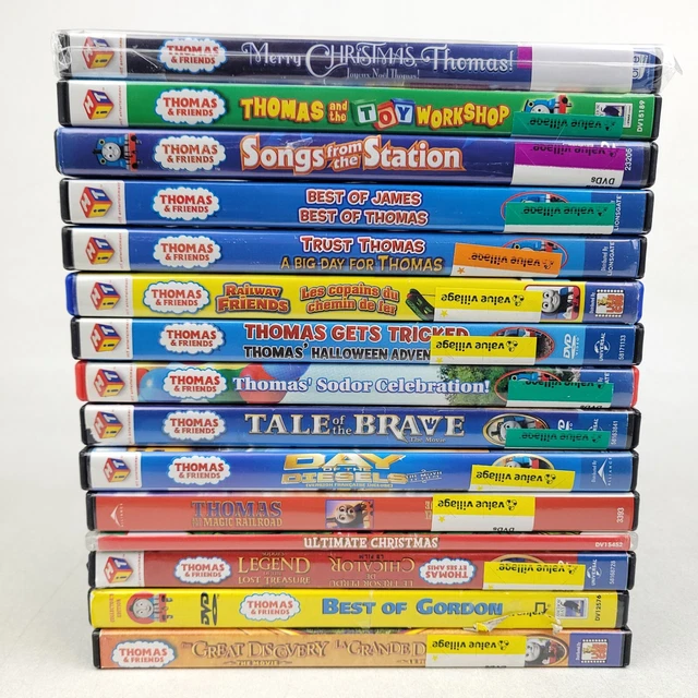 THOMAS THE TANK Engine And Friends DVD Lot of 15 Children's Show/Movies