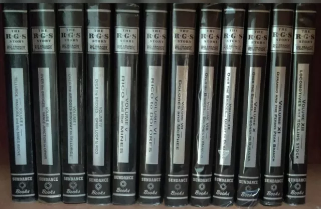 Complete 12 Volume Set The RGS Story McCoy Collman McLeod Rio Grande Southern