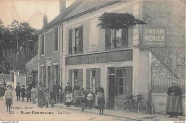 91 BUNO BONNEVAUX - la place CARTE RARE 40856