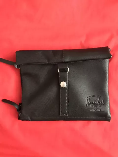 Herschel travel amenity bag for Virgin Atlantic 2 zipped pockets