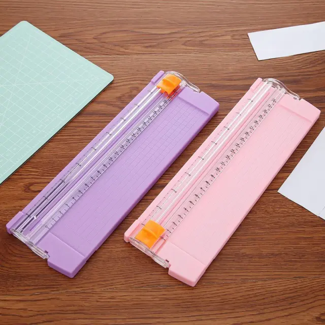 Plastic A5 Paper Cutter 27x8.5cm Cutting Blade Scrapbooking Tool for Craft Paper