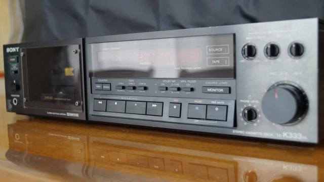 SONY TC-K333ES CASSETTE Deck Black Used From Japan $597.56 SONY TC-K333ES CASSETTE Deck Black Used From Japan $597.56