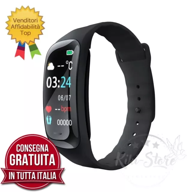 Smartwatch Donna Uomo Digitale Ios Android Orologio Smartband Contapassi Fitness