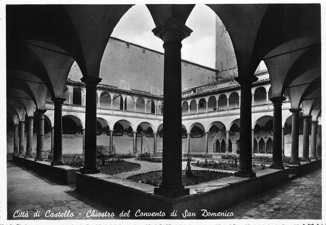 Al14-65C) Citta' Di Castello Chiostro Del Convento Di San Domenico Perugia