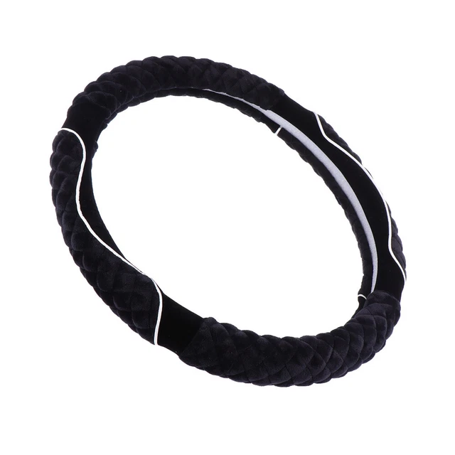 KAFEEK Housse De Volant En Peluche Diamant Avec Strass En Cristal, Universelle, 38,1 Cm, Rose