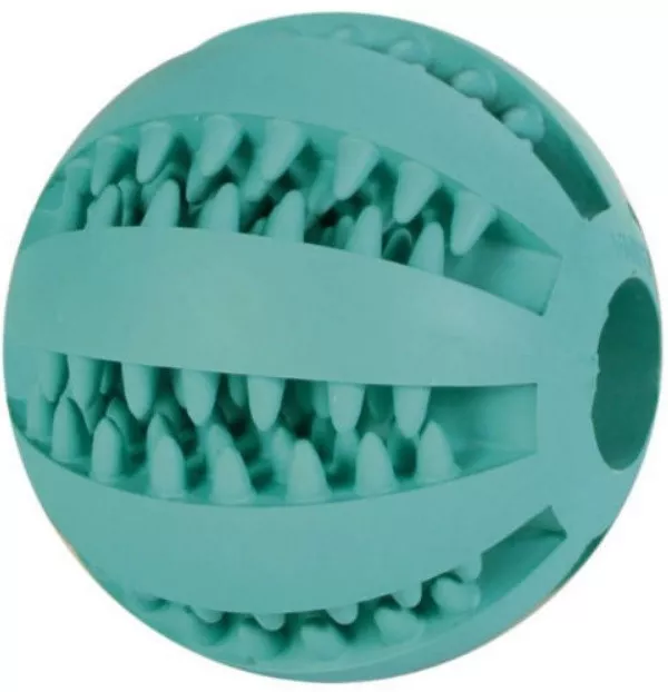 DOG BALL RUBBER DENTAL BALL Mint Flavoured Ball That Helps Clean Teeth 5cm