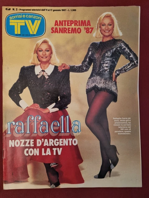 TV Sorrisi E Canzoni N°15 1978 - Carla Gravina, Corrado, Raffaella Carrà - Italie