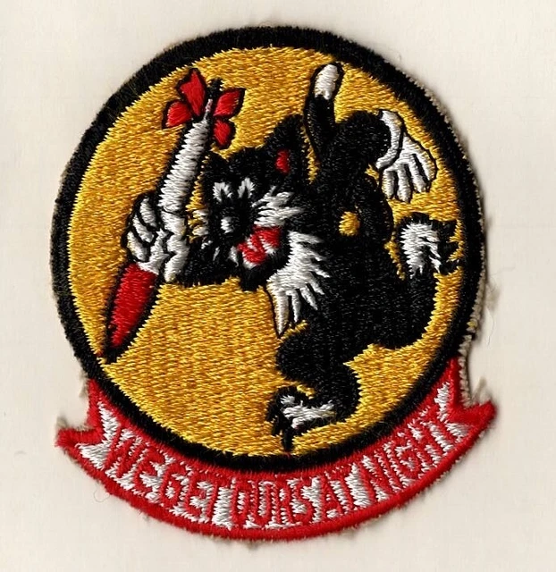 USAF Patch 319th  FTR INTERCEPTOR SQ, 3 & 1/8" X 2.75" F-104As Homestead AFB, FL