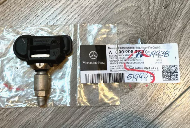 Brand New Mercedes Tire Pressure Monitoring System (Tpms) Sensor 0009053907, Oem