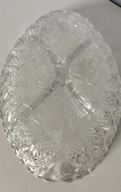Plat apéritif ovale à compartiments en verre - Arcoroc