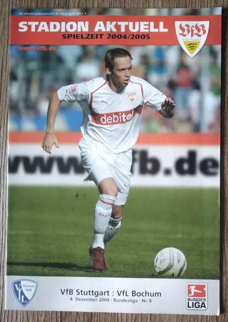 Programm Bundesliga 2004/05 VfB Stuttgart - VfL Bochum