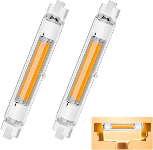 FDHVCB LAMPADINA R7S LED 118mm, Bianco Caldo 2700 1600 lm, Lampadine R7S  (m7m) EUR 25,98 - PicClick IT