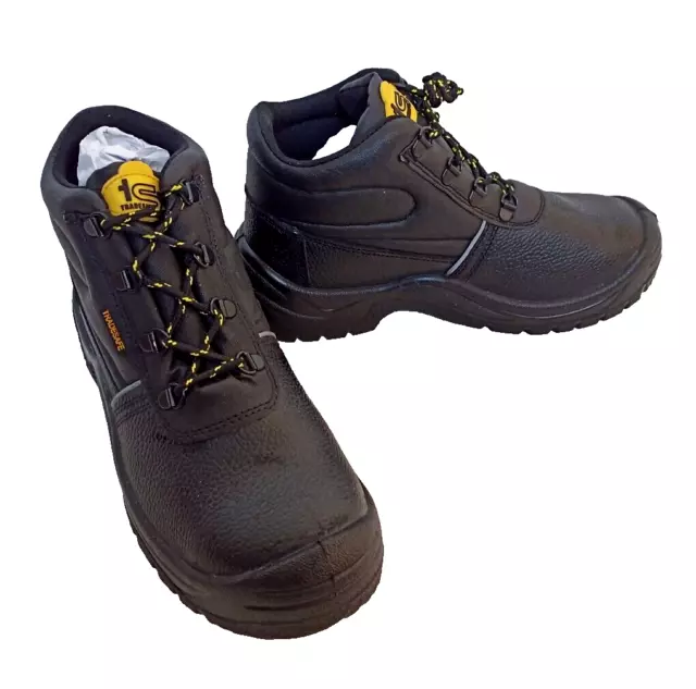 Tradsafe Mens Safety Boots Work Boots Size 8 EN ISO 20345: 2011 S3 SRC
