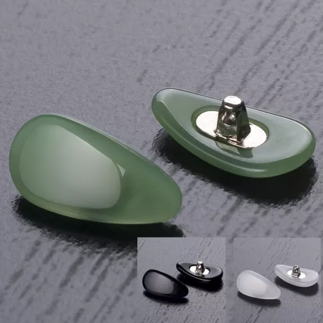 Imitation Jade Schraubklemme Nasenpads Jade Porzellan hält rutsc#w#