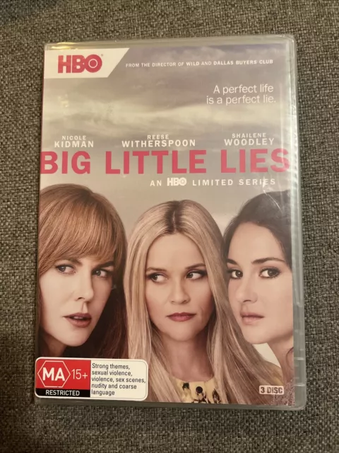 BIG LITTLE LIES: Season 1 DVD HBO Television Drama Series Nicole Kidman  $7.95 - PicClick AU