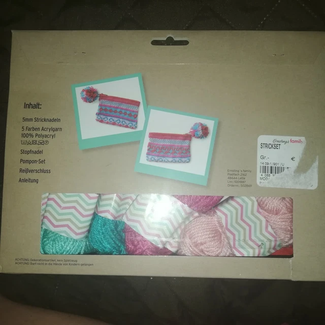 Komolettes Strickset Neu