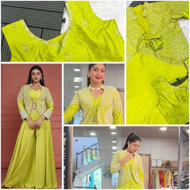 SARI DA SPOSA di design indiano etnico Bollywood Sari da sposa SARI DA SPOSA di design indiano etnico Bollywood Sari da sposa