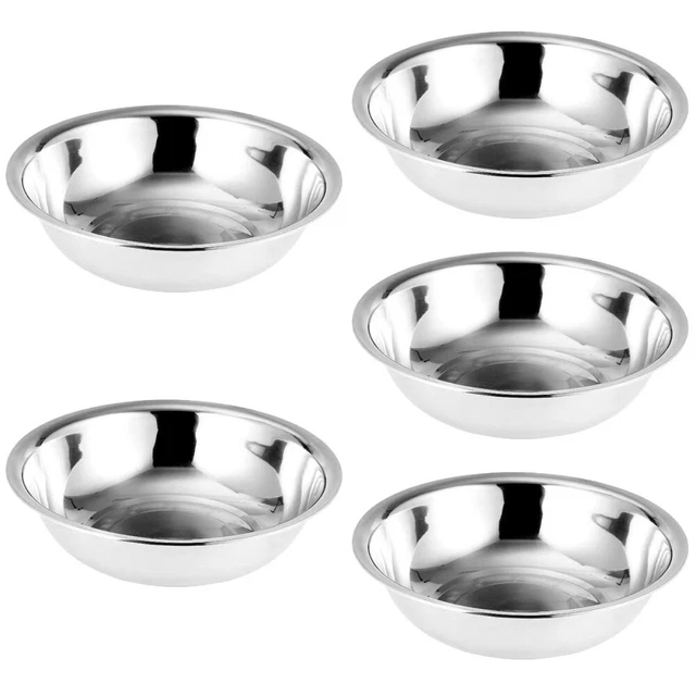 5 PIECES VEGETABLE Wash Basin Container Thick Clothes Lard Large Mixing