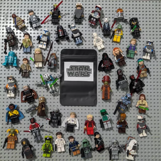Lego Minifigures 10 x Random Lego Mini figures Accessories Star Wars etc  Bundle
