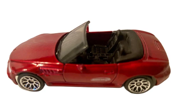 2001 Matchbox BMW Z3 Metallic Red 1:54