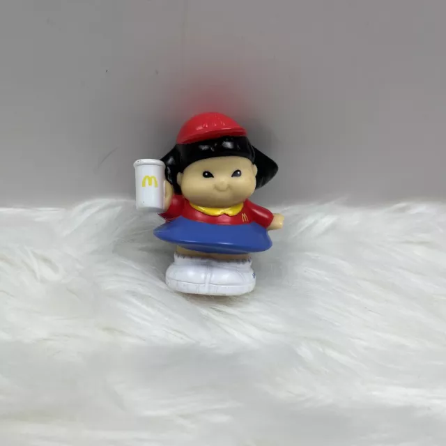 Fisher Price Little People McDonalds Sonya Lee Asian Waitress Girl Toy Figure