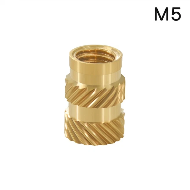 Dado cieco ottone dadi di fissaggio inserto fusione a caldo M3/M4/M5 10 pezzi