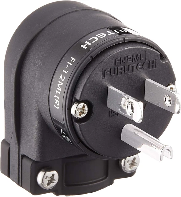FURUTECH L-type Power Plug Unplated FI12ML(R) Japan NEW