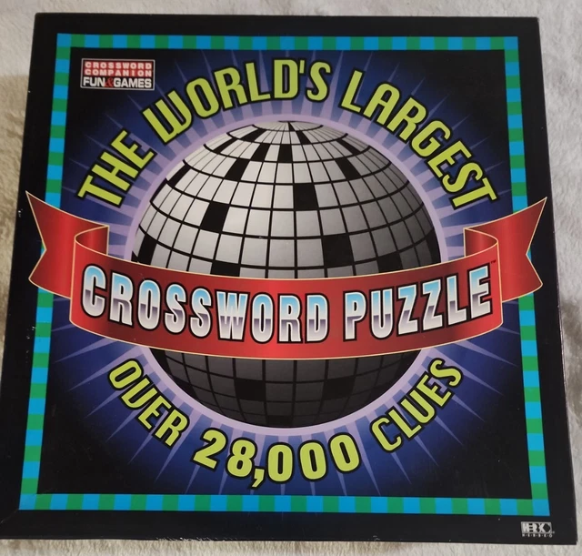 THE WORLD'S LARGEST Crossword Puzzle 28,000 Clues 91,000 Squares 7'×7