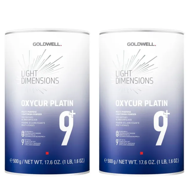 Goldwell Oxycur Platin Staubfreie Blondierung 2x500 g = 1000g - kein Import