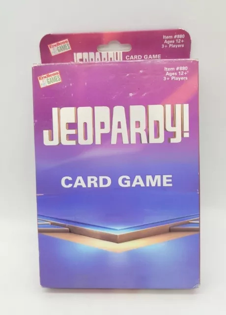 Jeopardy Card Game - Travel Sized