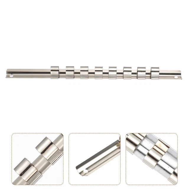 Soporte de enchufe de metal organizador llave de tornillo sistema métrico